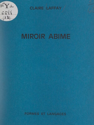 cover image of Miroir abîme